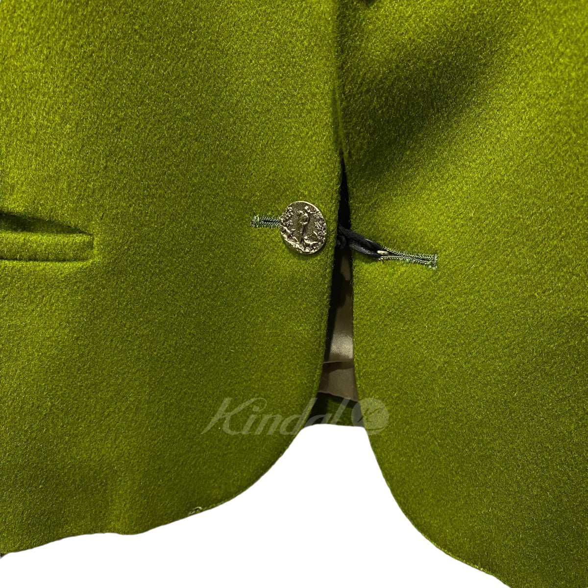 メダルボタン 肩パッド入りジャケット