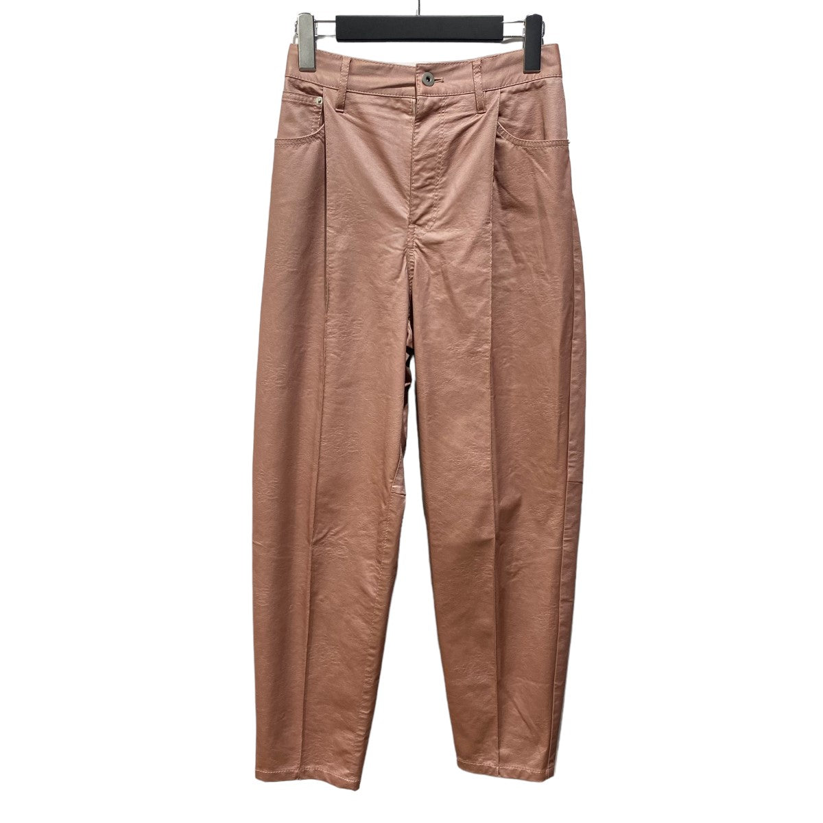 AMERI UNDRESSED DENIM DETAIL フェイクレザーパンツ 古着・中古-1枚目のアイテム画像