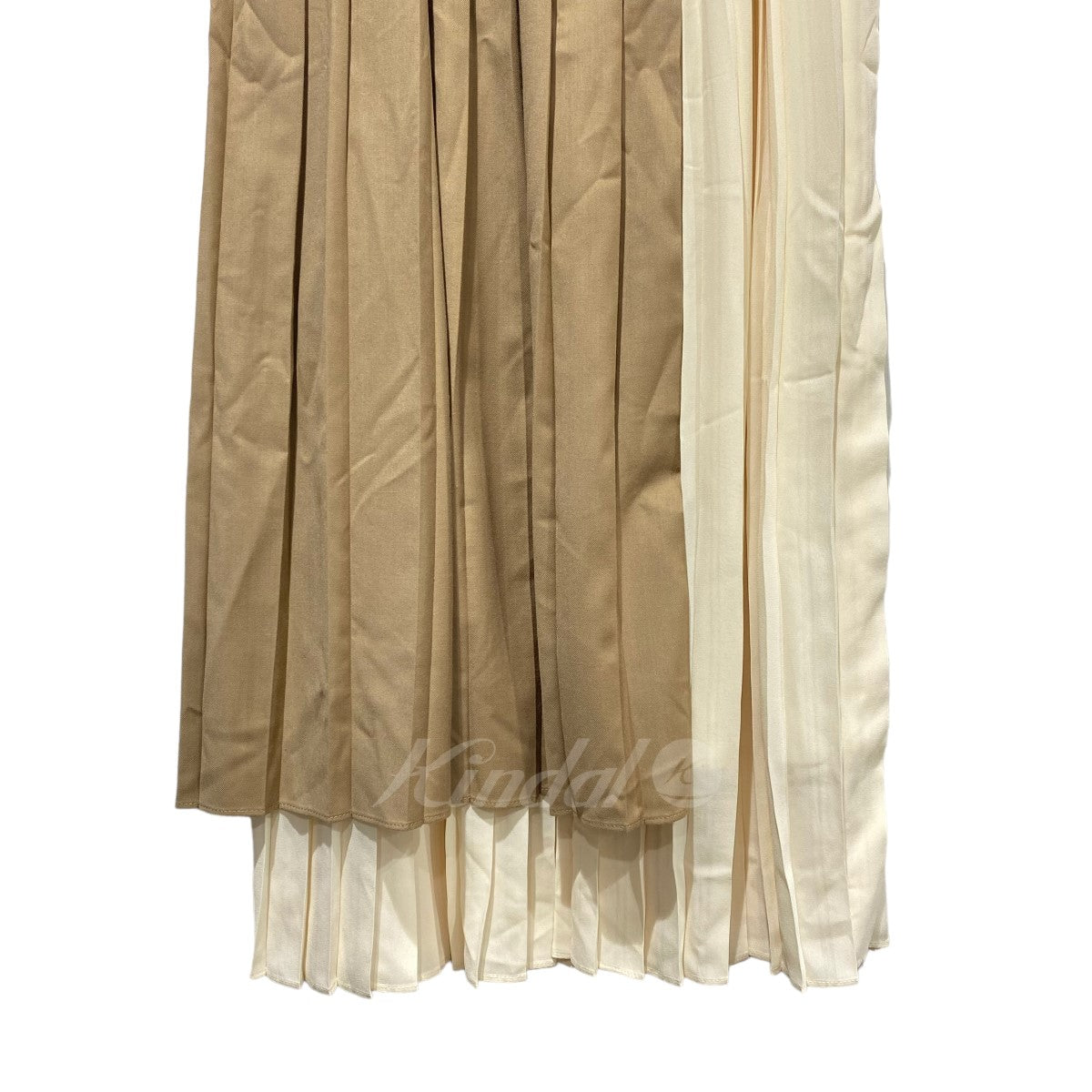BI COLOR PLEATS SKIRT プリーツスカート
