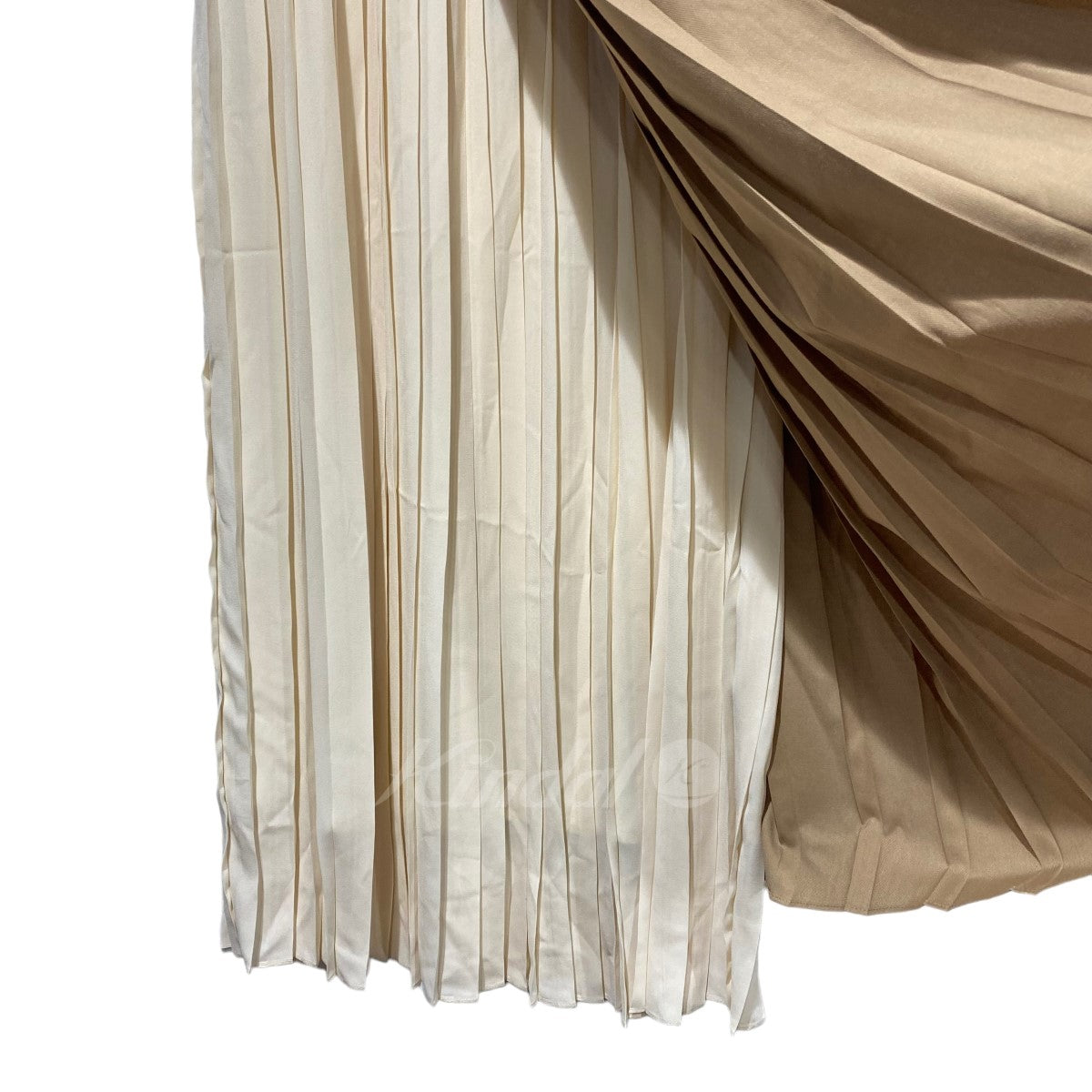 BI COLOR PLEATS SKIRT プリーツスカート