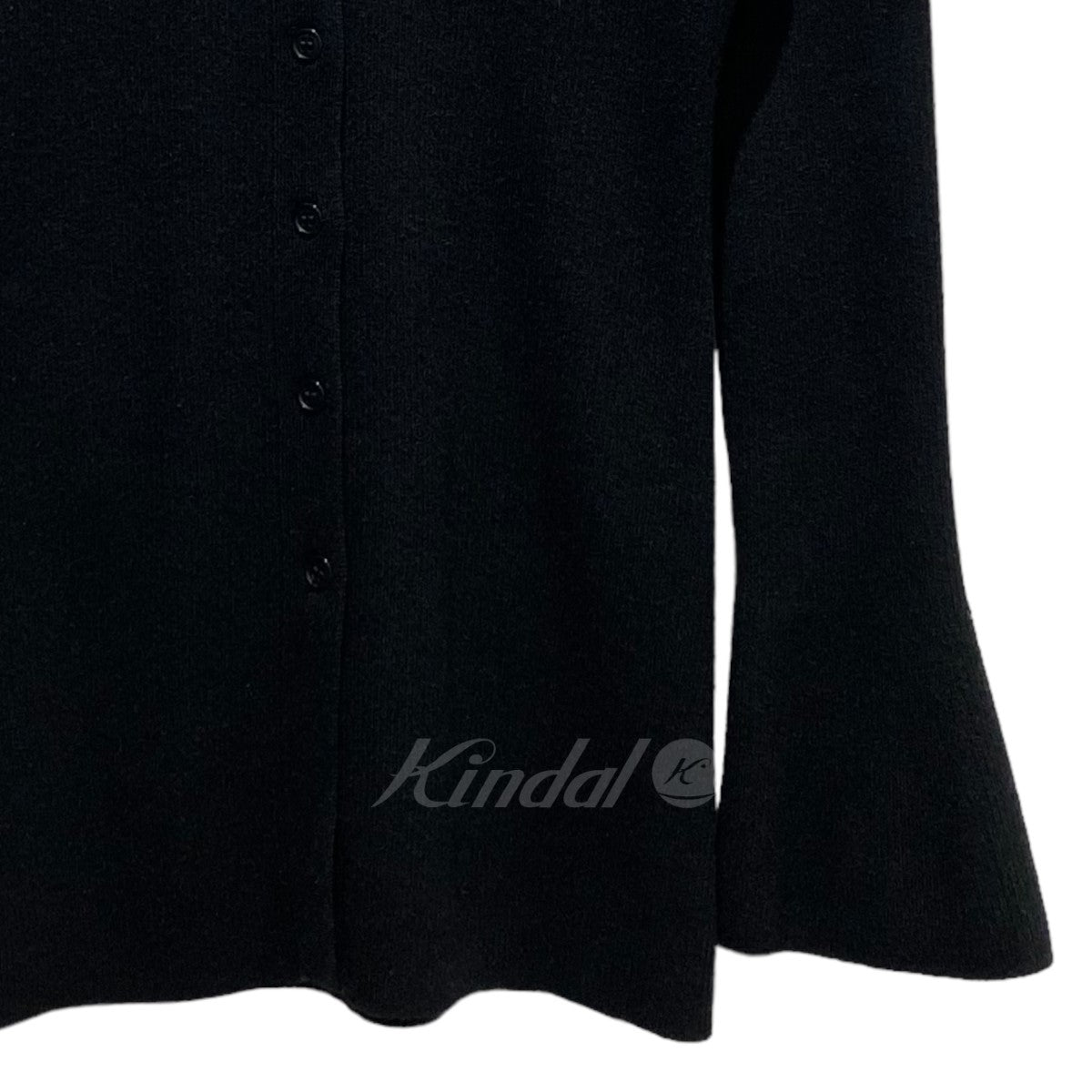CLANE(クラネ) COLLAR RIB CARDIGAN カーディガン 15106-2142 ブラック