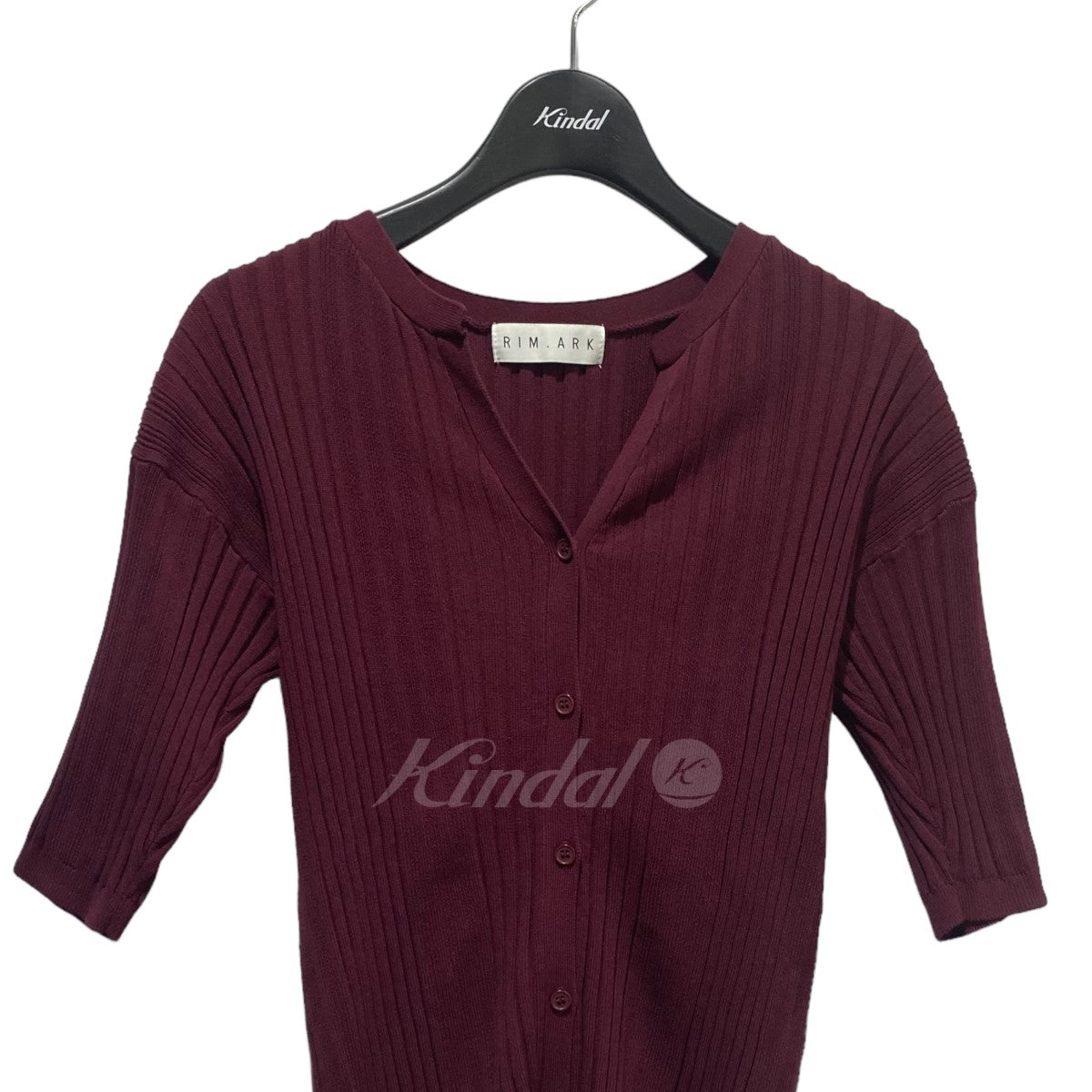 Random rib knit tops リブニット