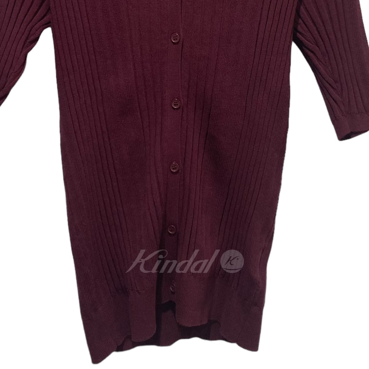 Random rib knit tops リブニット