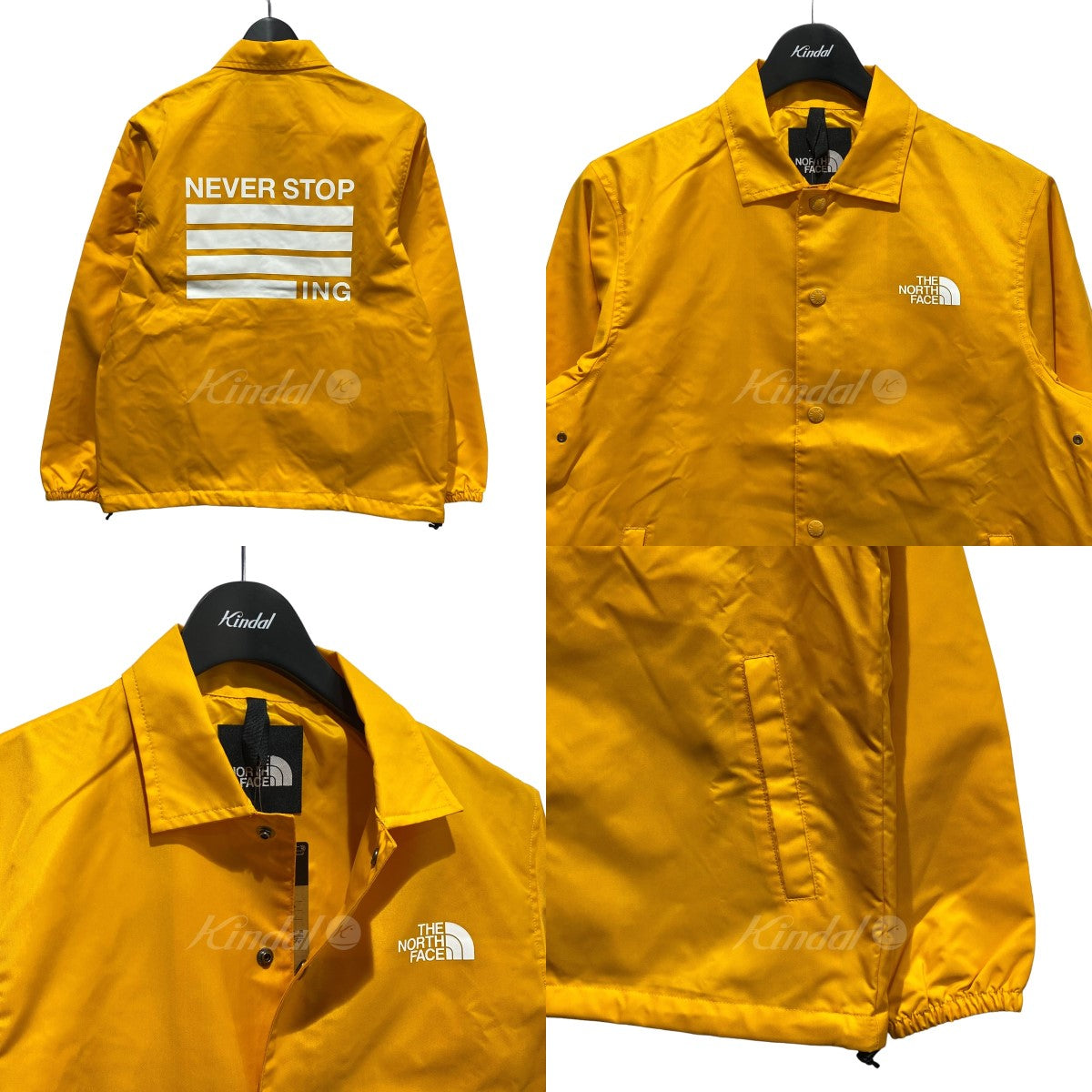 THE NORTH FACE(ザノースフェイス) NEVER STOP ING The Coach Jacket バックプリント コーチジャケット