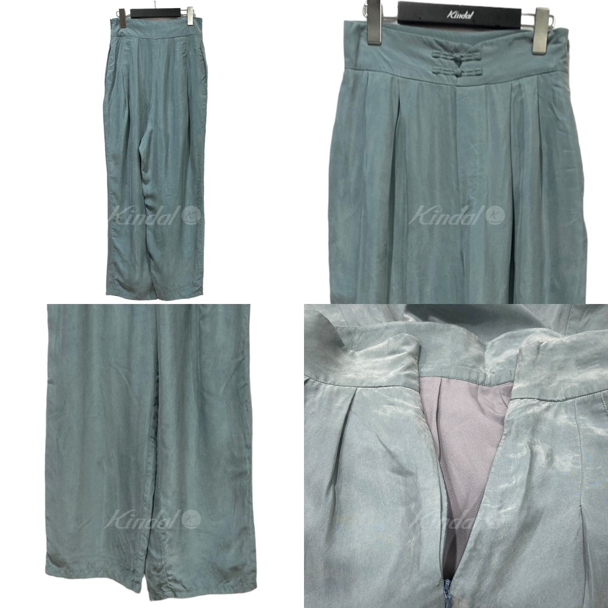 2TUCK CHINA SMOOTH PANTS タックパンツ