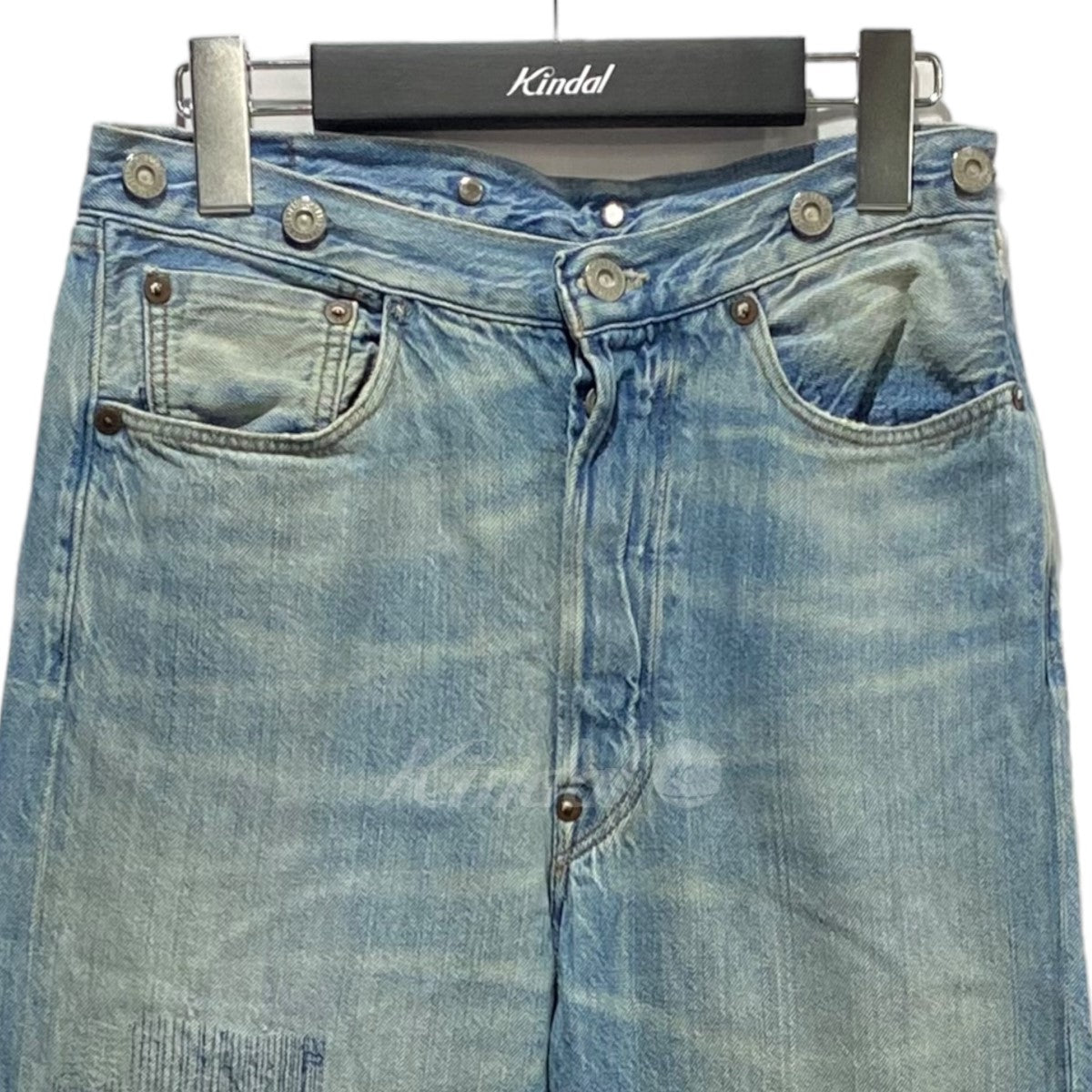 1890年モデル 501XX サスペンダーボタンデニムパンツ