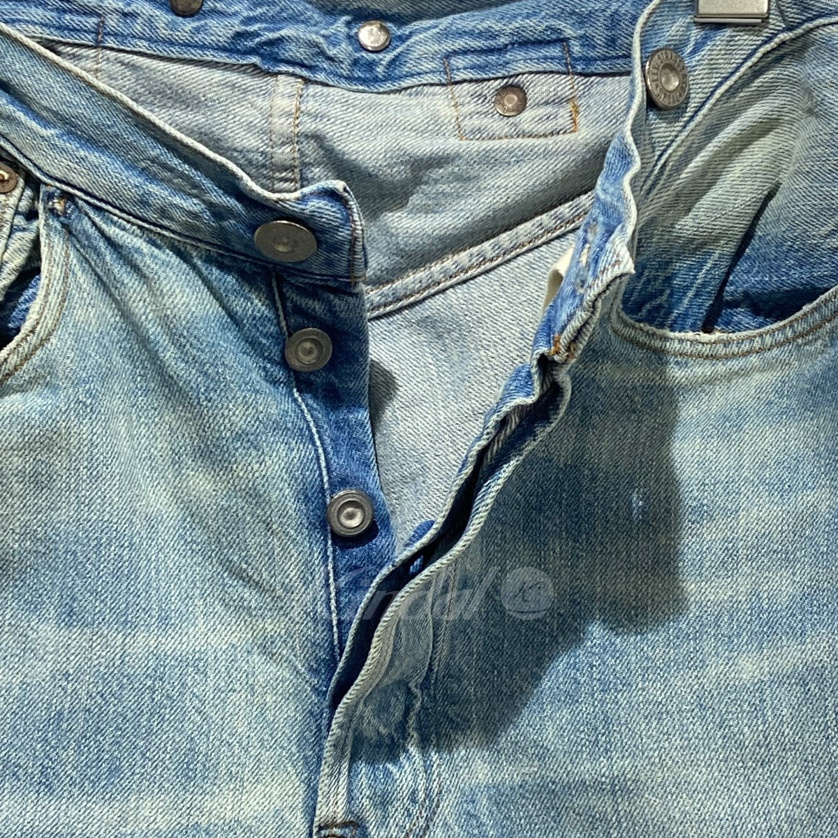 1890年モデル 501XX サスペンダーボタンデニムパンツ