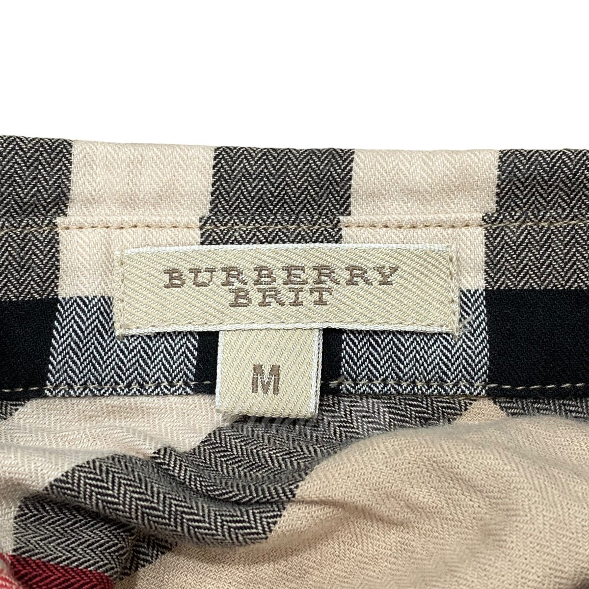 BURBERRY BRIT(バーバリーブリット) チェック柄プルオーバーシャツ 