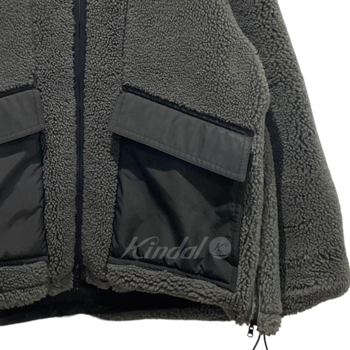 〈リバーシブル〉ボアZIPブルゾン