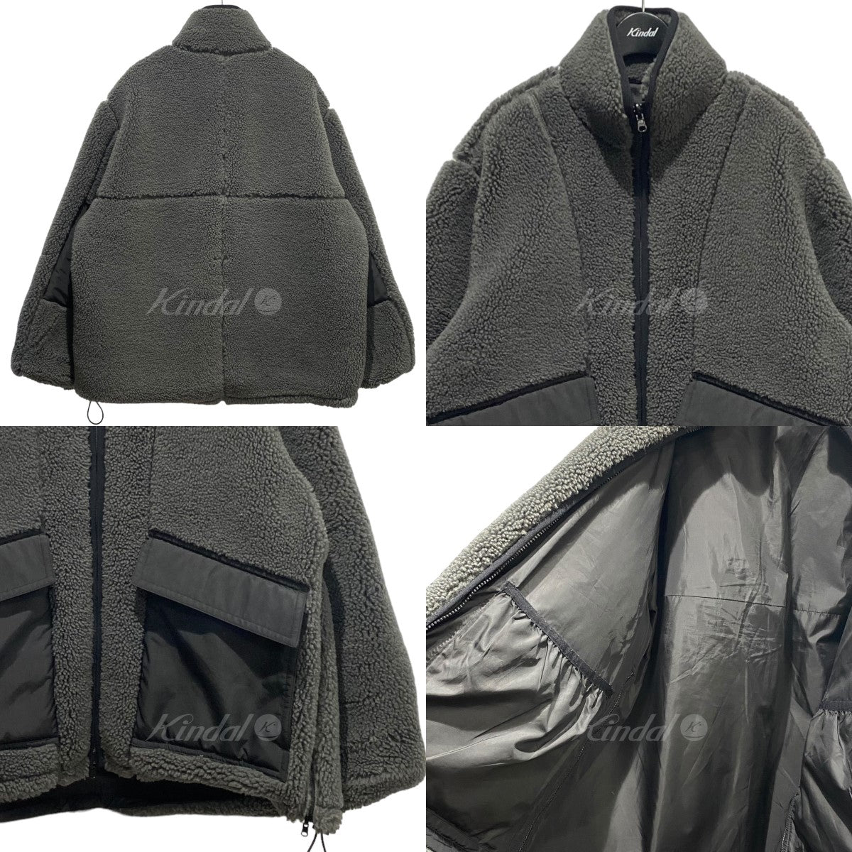 〈リバーシブル〉ボアZIPブルゾン