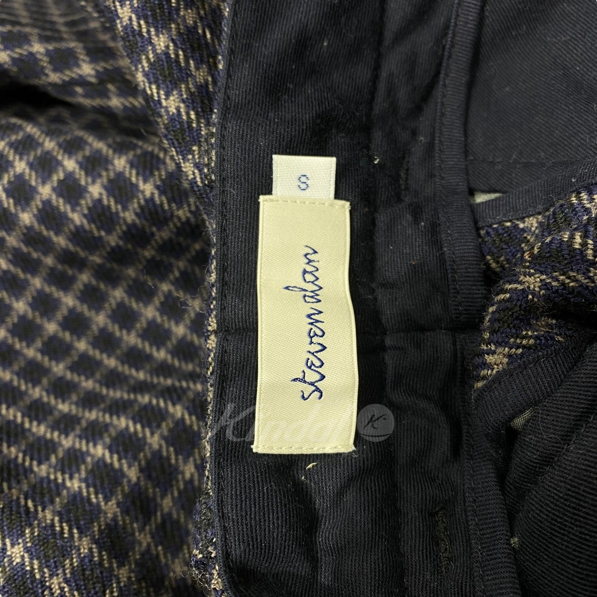 steven alan(スティーヴンアラン) チェックパンツ 114-177-0441