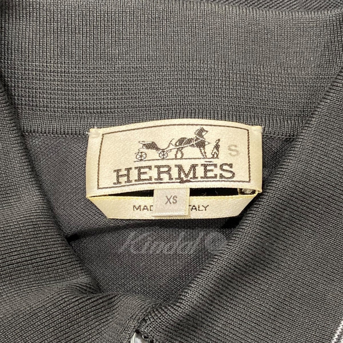 HERMES(エルメス) Hロゴ刺繍ポロシャツ