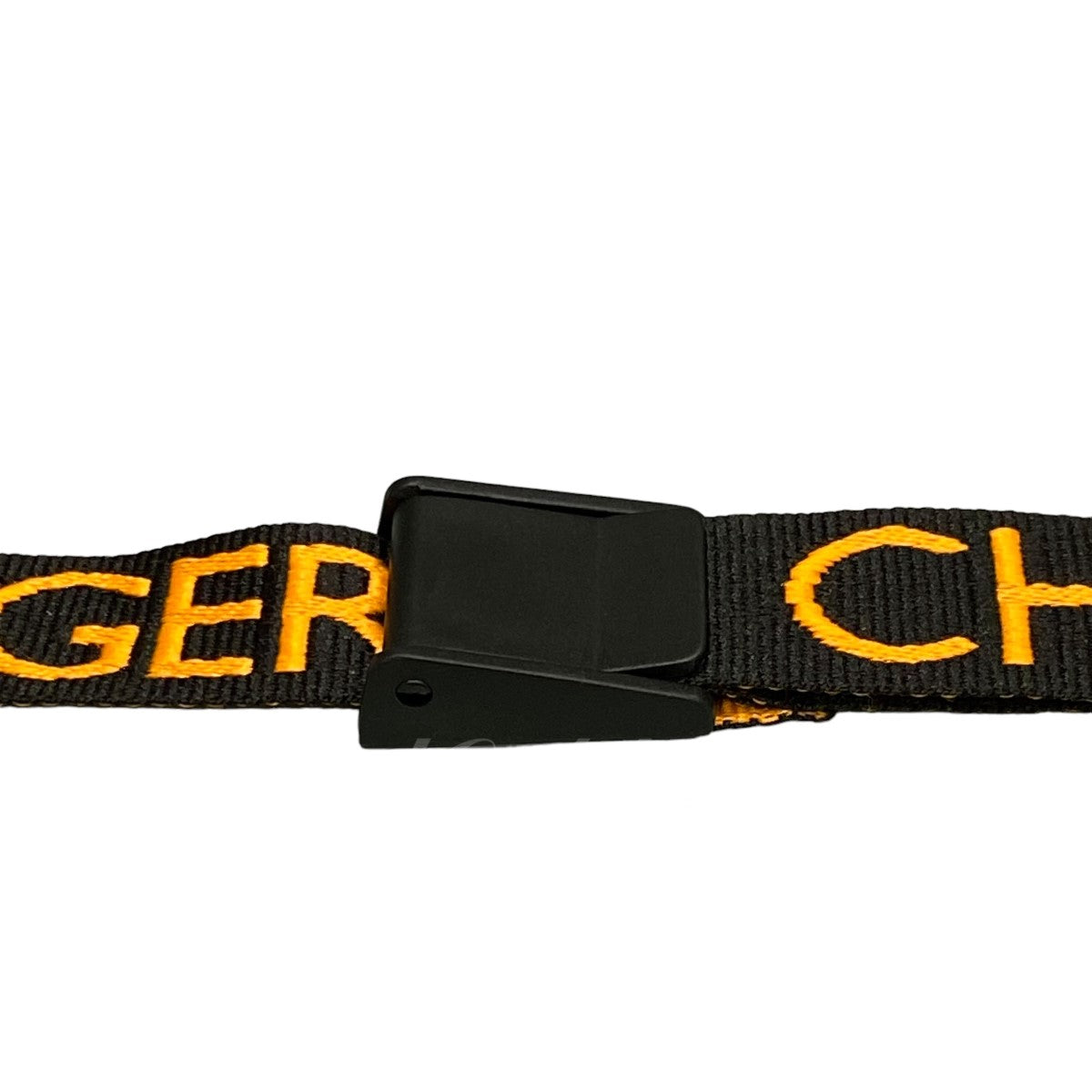 CHALLENGER(チャレンジャー) ジャガードロゴベルト ブラック×オレンジ 