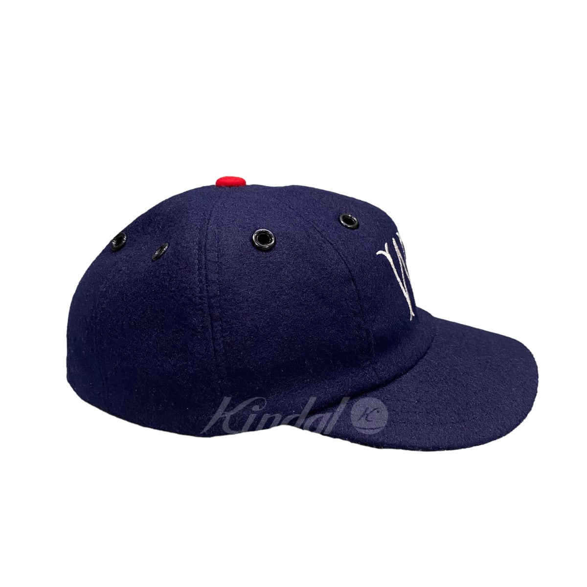 WTAPS(ダブルタップス) LEAGUE CAP ウール調素材 ロゴ刺繍ベースボール 