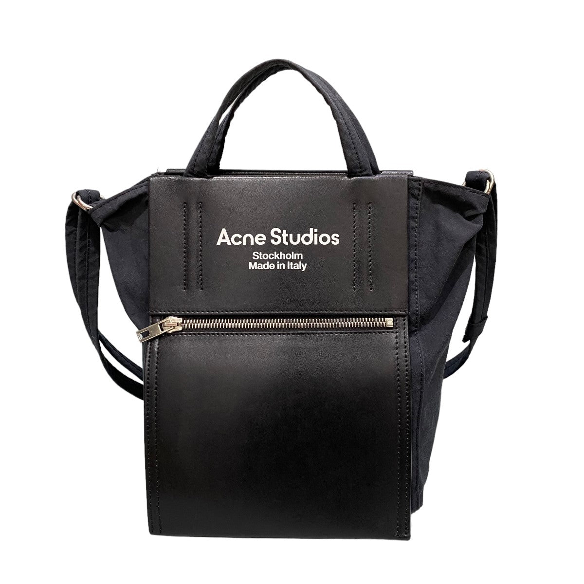 ACNE STUDIOS(アクネストゥディオズ) ペイパリーナイロントートバッグ ...