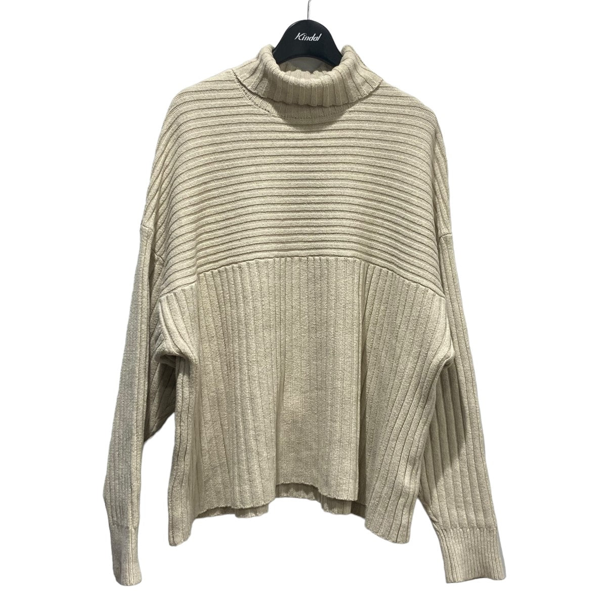 ワイドリブタートルネックニット 16106-2011 WIDE RIB TURTLE KNIT TOPS