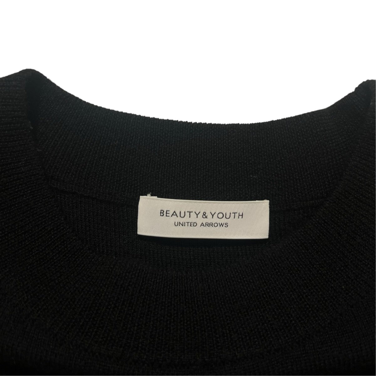 BEAUTY＆YOUTH ゲージスリットロングニットベスト1618-119-0455 14 古着・中古-3枚目のアイテム画像