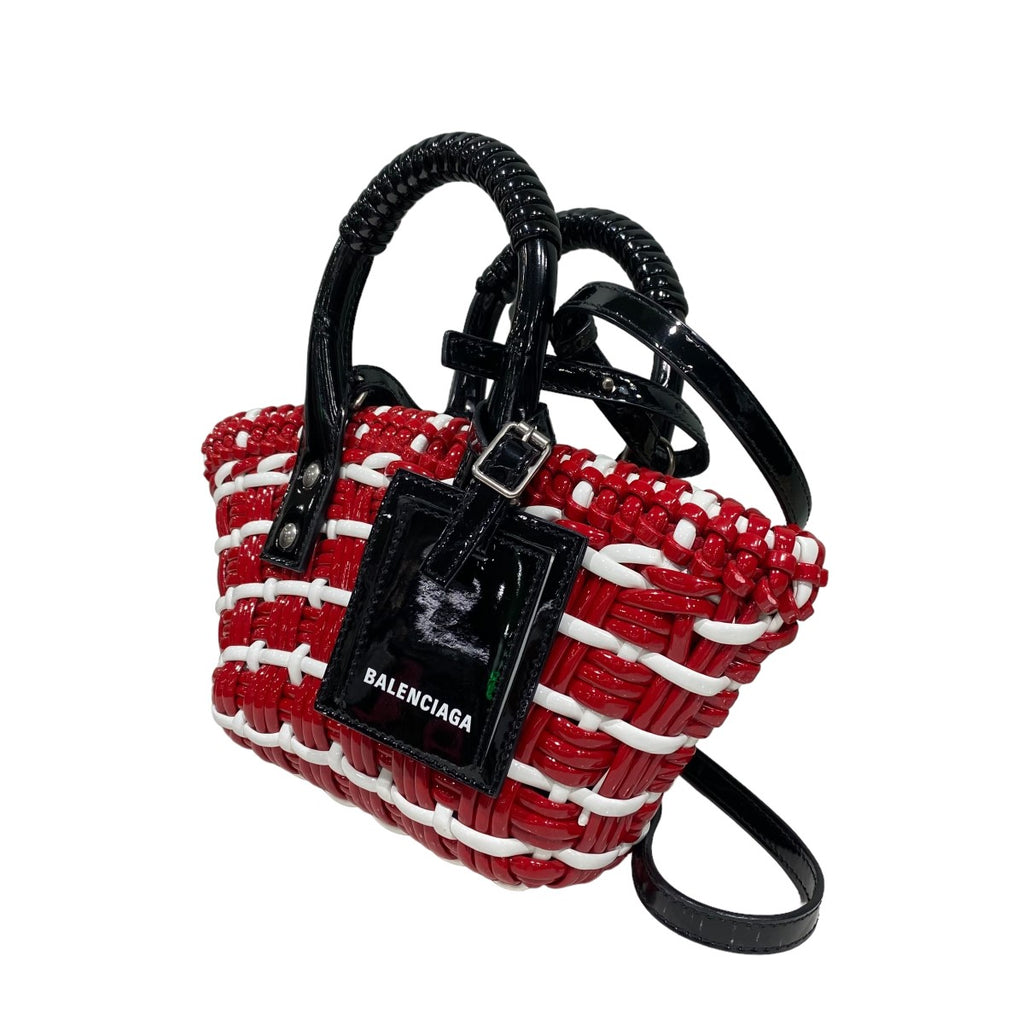 【中古】BALENCIAGA | バレンシアガ WHEEL XS 2wayバッグ 619458 レッド【姫路東店】