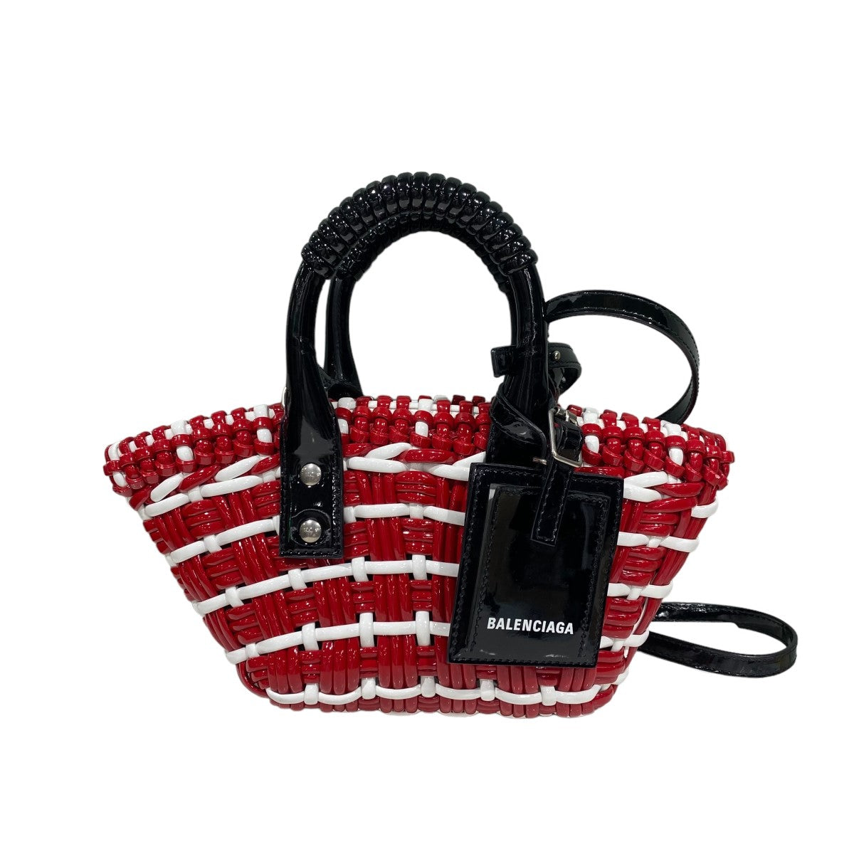 BALENCIAGA(バレンシアガ) ビストロXXSかごバッグ 678028 レッド