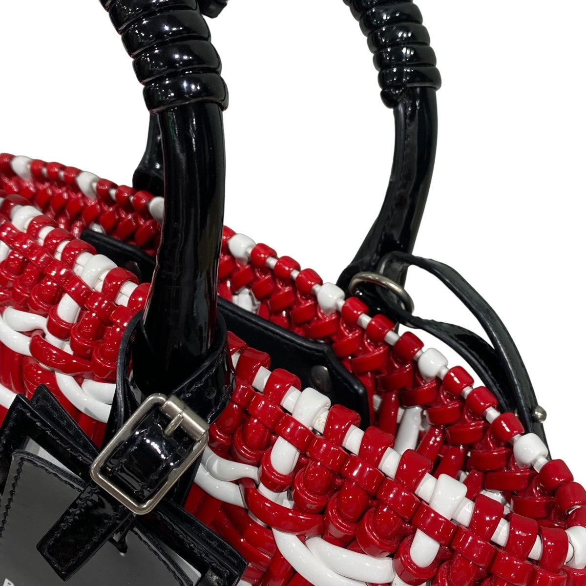 BALENCIAGA(バレンシアガ) ビストロXXSかごバッグ 678028 レッド