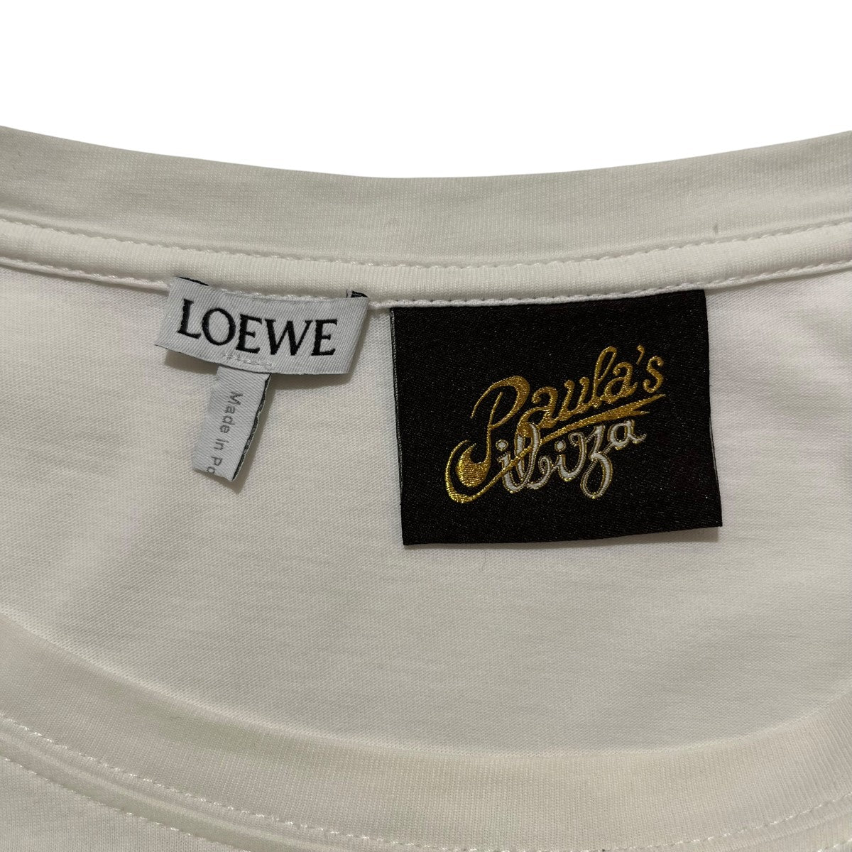 LOEWE×Paula’s Ibiza． フラワーフロントプリントオーバーサイズTシャツ 古着・中古-4枚目のアイテム画像