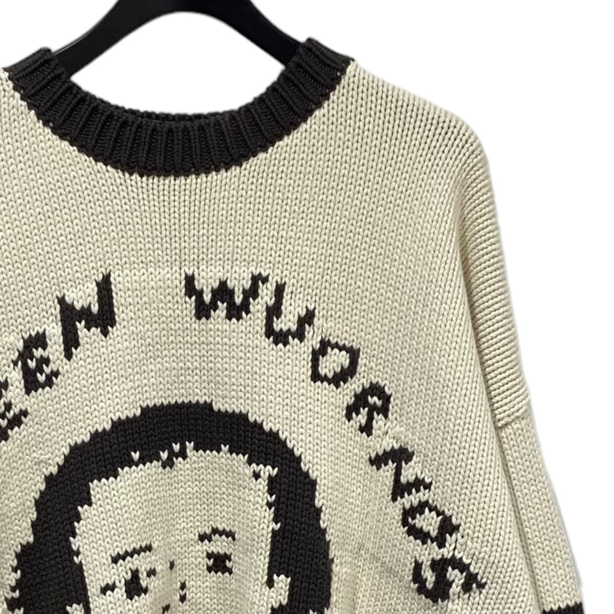 ENFANTS RICHES DEPRIMES(アンファン リッシュ デプリメ) 23SSFace Knit Sweaterフェイスニットセーター