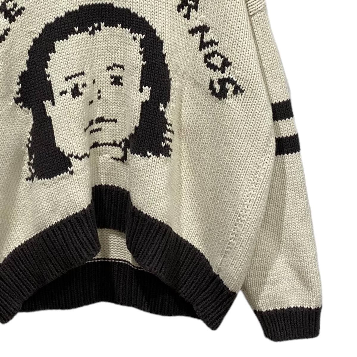 ENFANTS RICHES DEPRIMES(アンファン リッシュ デプリメ) 23SSFace Knit Sweaterフェイスニットセーター