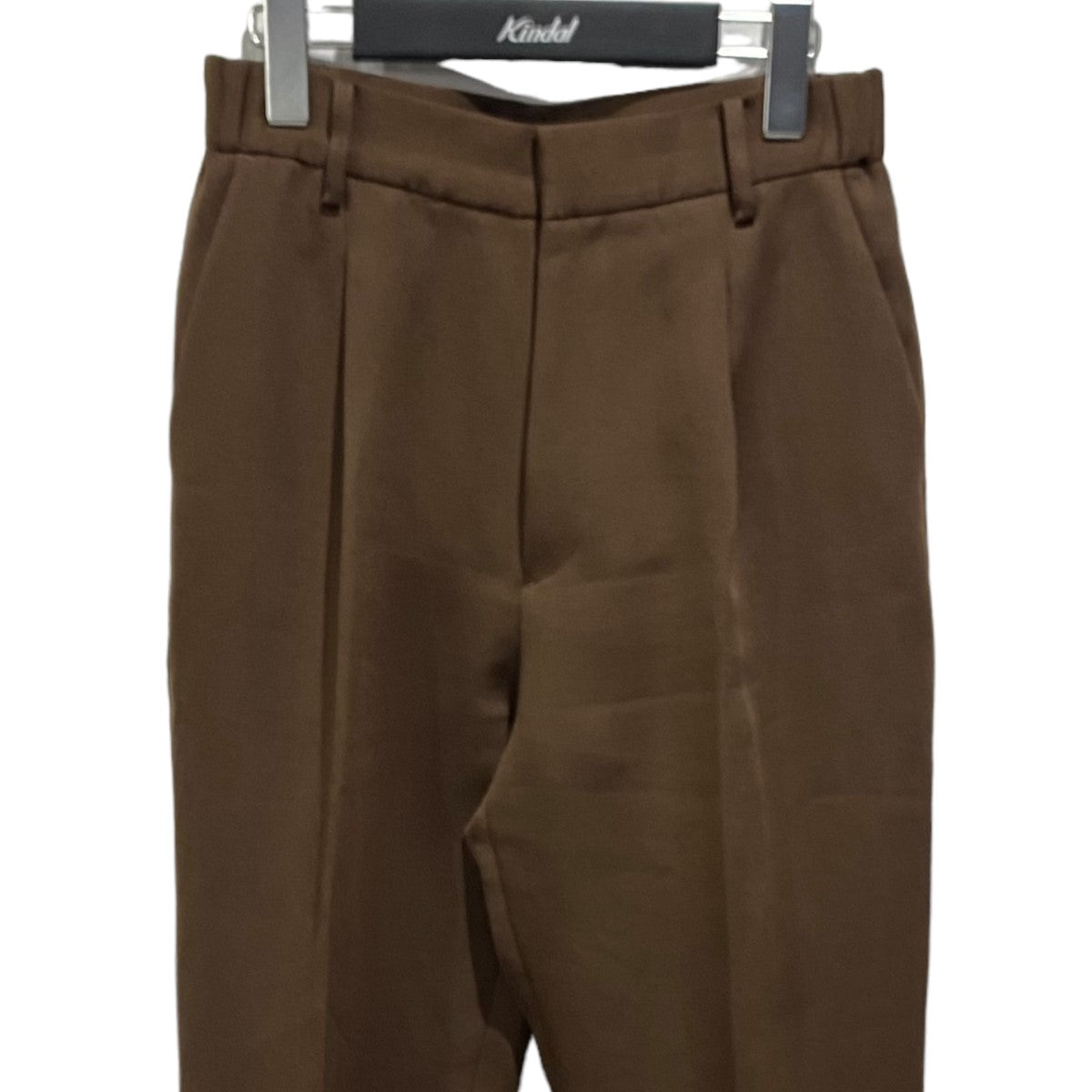 サテンタックテーパードパンツ1614-299-5404