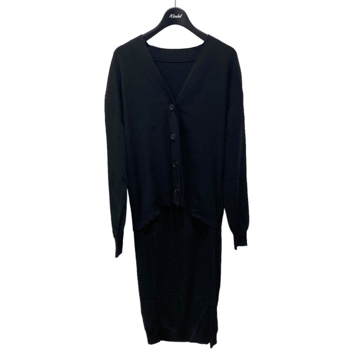 460EAS70-0010 Back long knit CDロングニットカーディガン