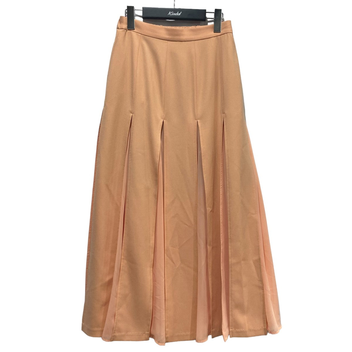 AMERI MEDI CURTAIN SHEER SKIRTプリーツスカート02110920520 古着・中古-1枚目のアイテム画像
