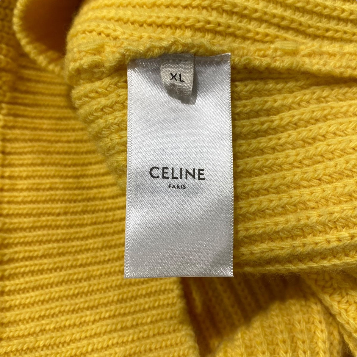 CELINE(セリーヌ) エディ期 リブ編みロゴパーカー2A85W423P 2A85W423P  