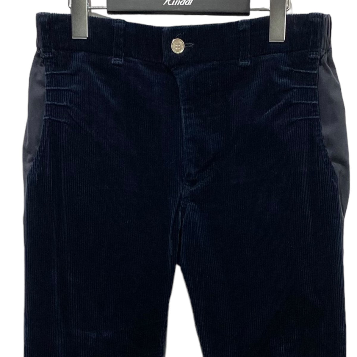 コーディロイ切替ストレッチパンツ