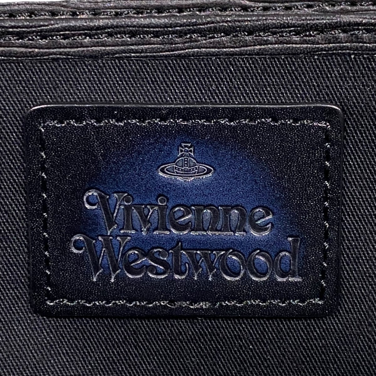 Vivienne Westwood(ヴィヴィアンウエストウッド) VWK405 ADVANアドヴァン加工 ラウンドファスナー ロングウォレット 長財布  ブラック｜【公式】カインドオルオンライン ブランド古着・中古通販【kindal】