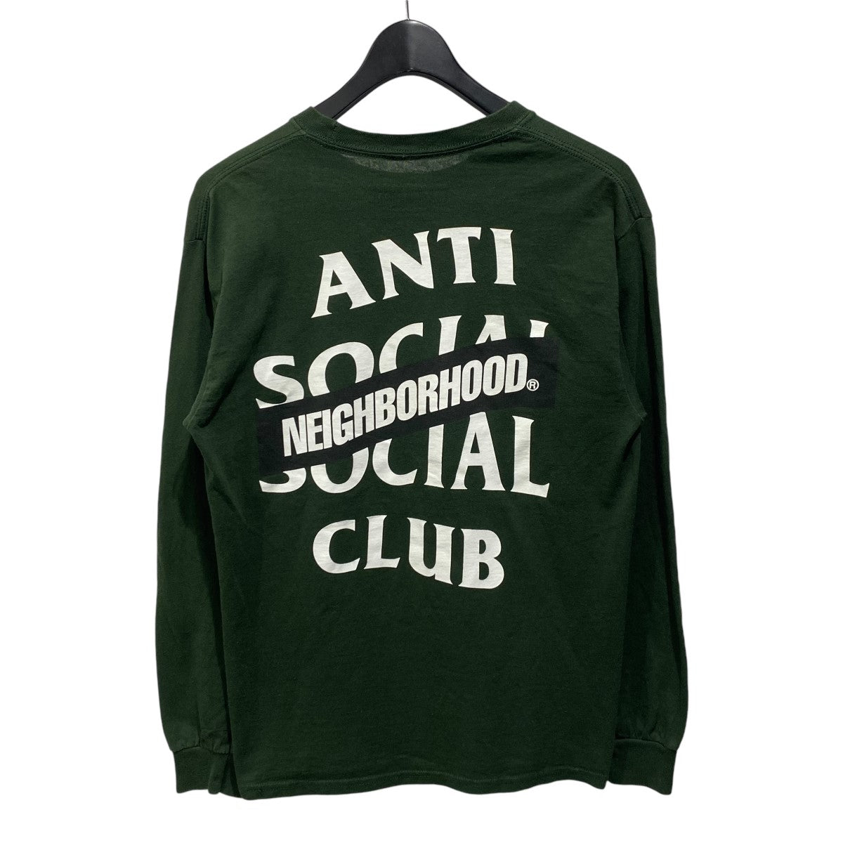 NEIGHBORHOOD×ANTI SOCIAL SOCIAL CLUB ロゴプリント長袖カットソー グリーン サイズ  M｜【公式】カインドオルオンライン ブランド古着・中古通販【kindal】