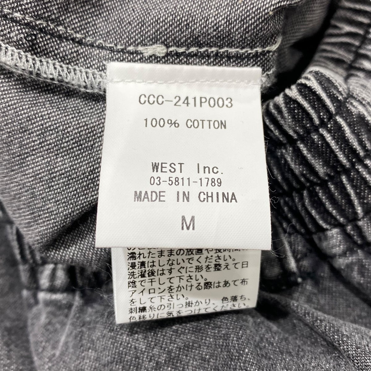 CITY COUNTRY CITY 24SSEmbroiderd Logo Washed Denim Easy ShotsショートパンツCCC-241P003 古着・中古-6枚目のアイテム画像