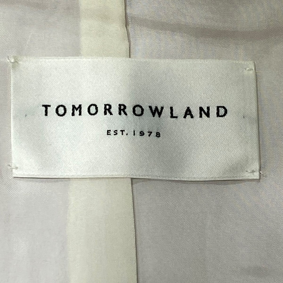 TOMORROW LAND テンセルレーヨンカルゼ ガウンコート 古着・中古-6枚目のアイテム画像