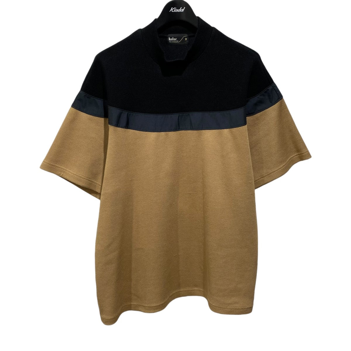 KOLOR ビッグカノコ MOCK NECK カットソー20SCM-T04202 古着・中古-1枚目のアイテム画像