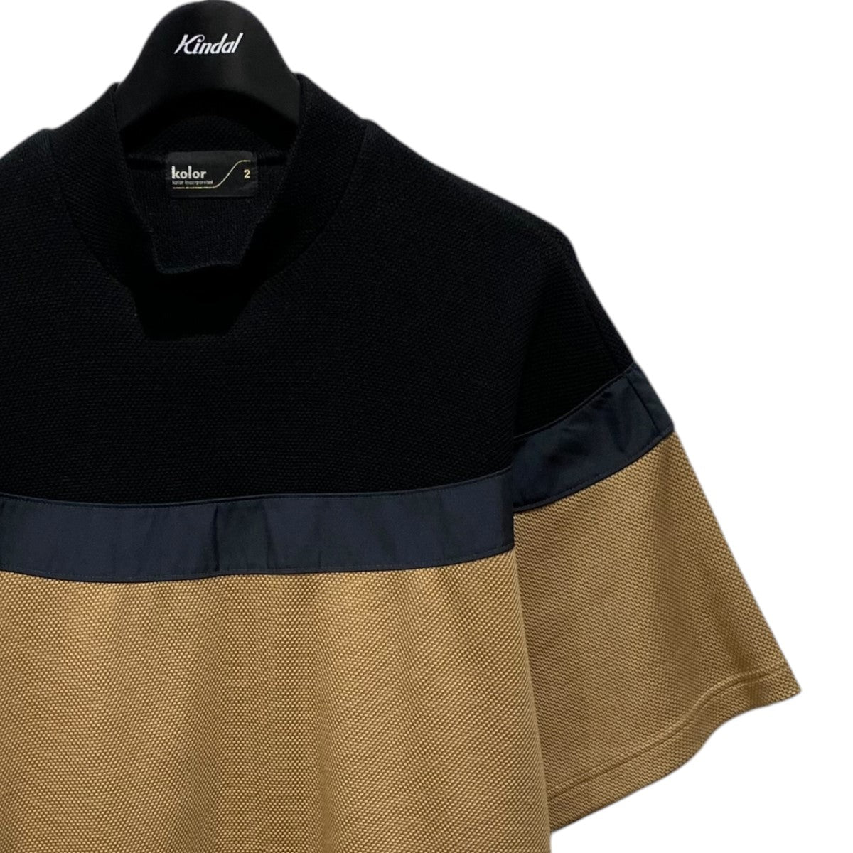 KOLOR ビッグカノコ MOCK NECK カットソー20SCM-T04202 古着・中古-3枚目のアイテム画像