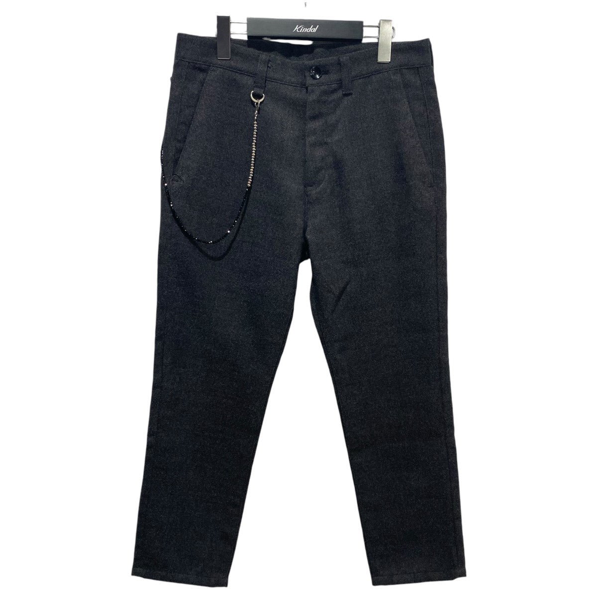 uniform experiment POLYESTER TWEED CARROT FIT CROPPED PANTSツイードパンツUE-192064 古着・中古-1枚目のアイテム画像