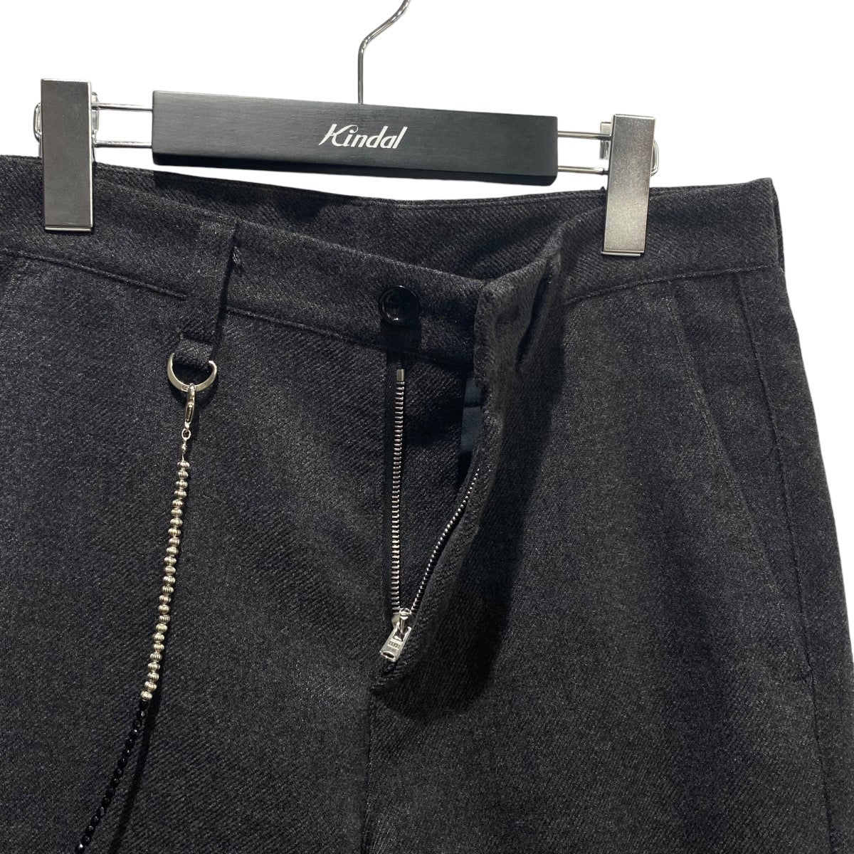 uniform experiment POLYESTER TWEED CARROT FIT CROPPED PANTSツイードパンツUE-192064 古着・中古-5枚目のアイテム画像