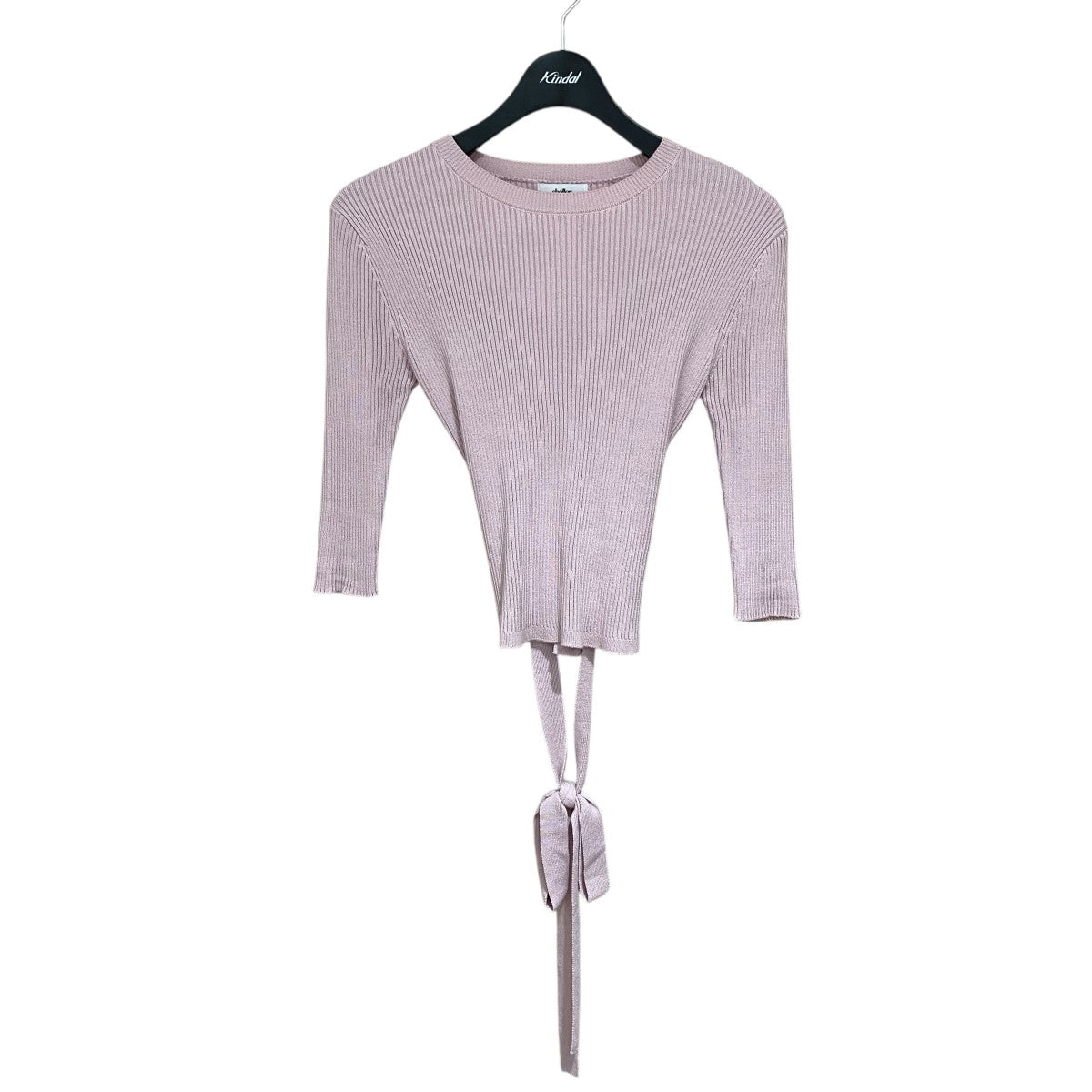 【sheller】シェリエ バックレースアップニットトップス sheller】シェリエ バックレースアップニットトップス