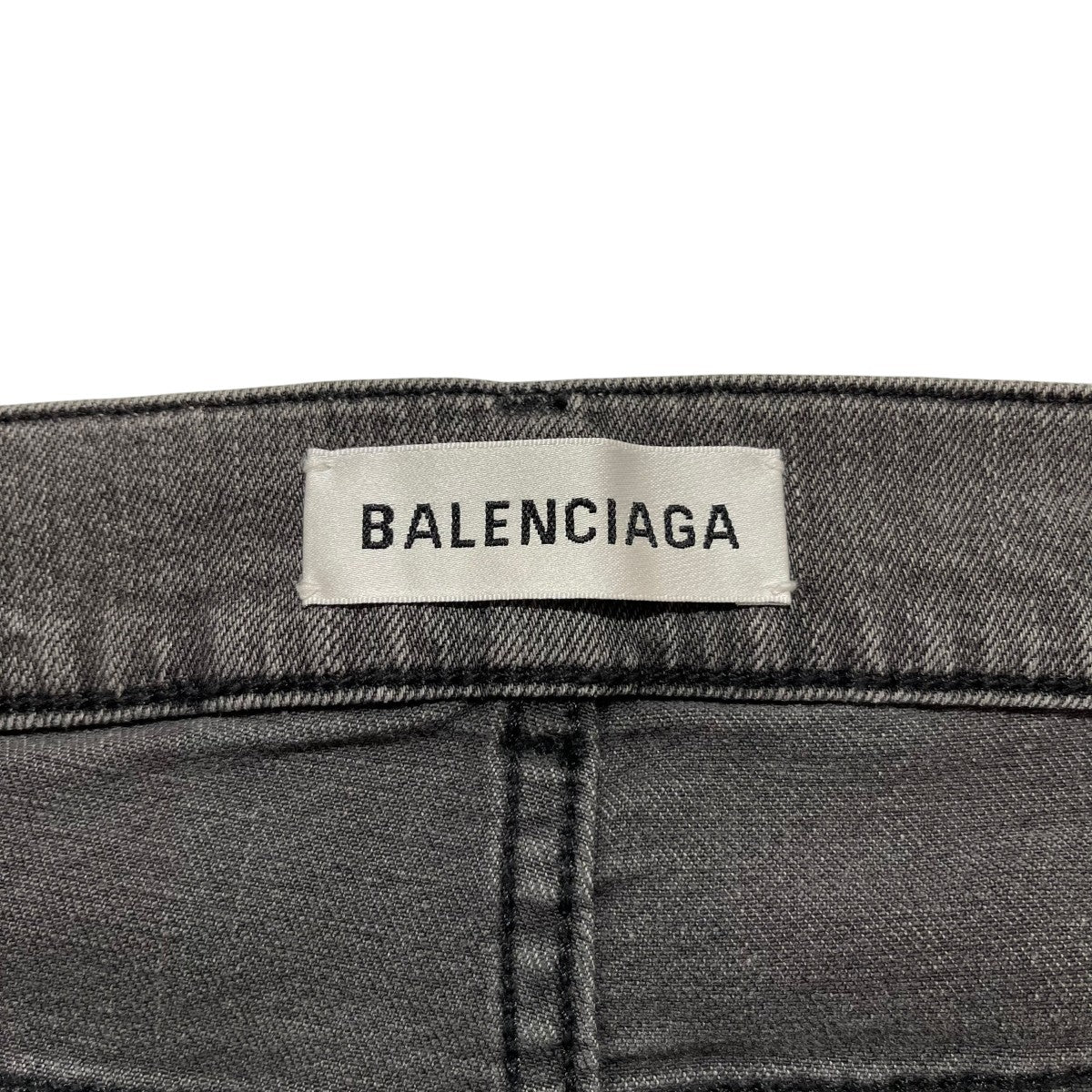 BALENCIAGA ダメージ加工ストレッチデニムパンツ529185 古着・中古-6枚目のアイテム画像