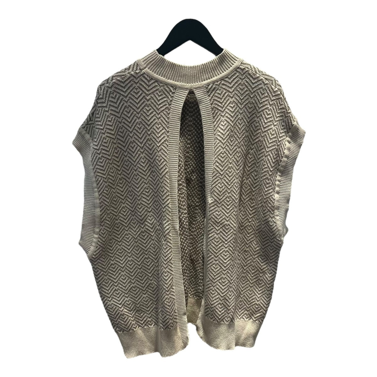 CLANE バックスリットニットベスト10106-2052 古着・中古-2枚目のアイテム画像