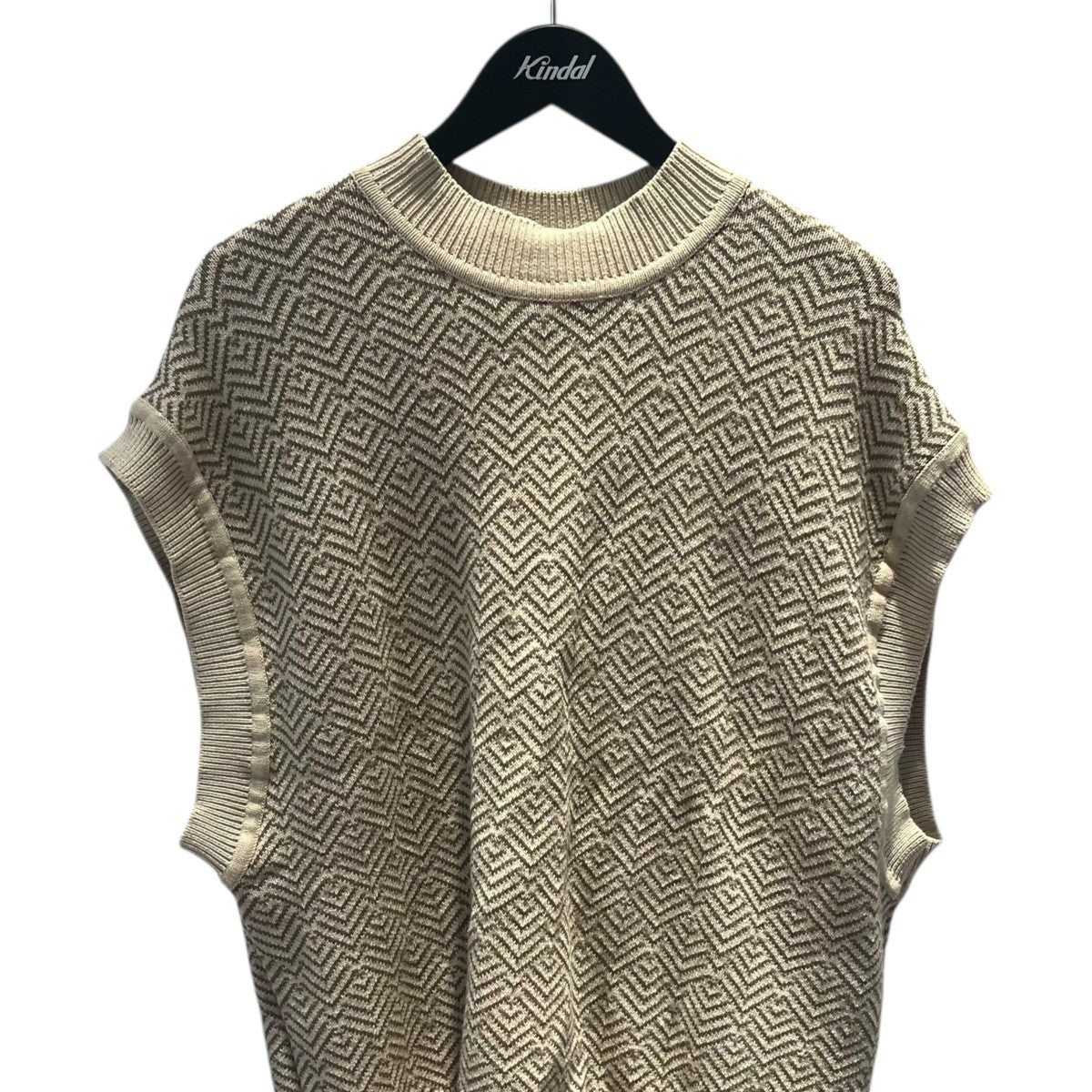 CLANE バックスリットニットベスト10106-2052 古着・中古-3枚目のアイテム画像