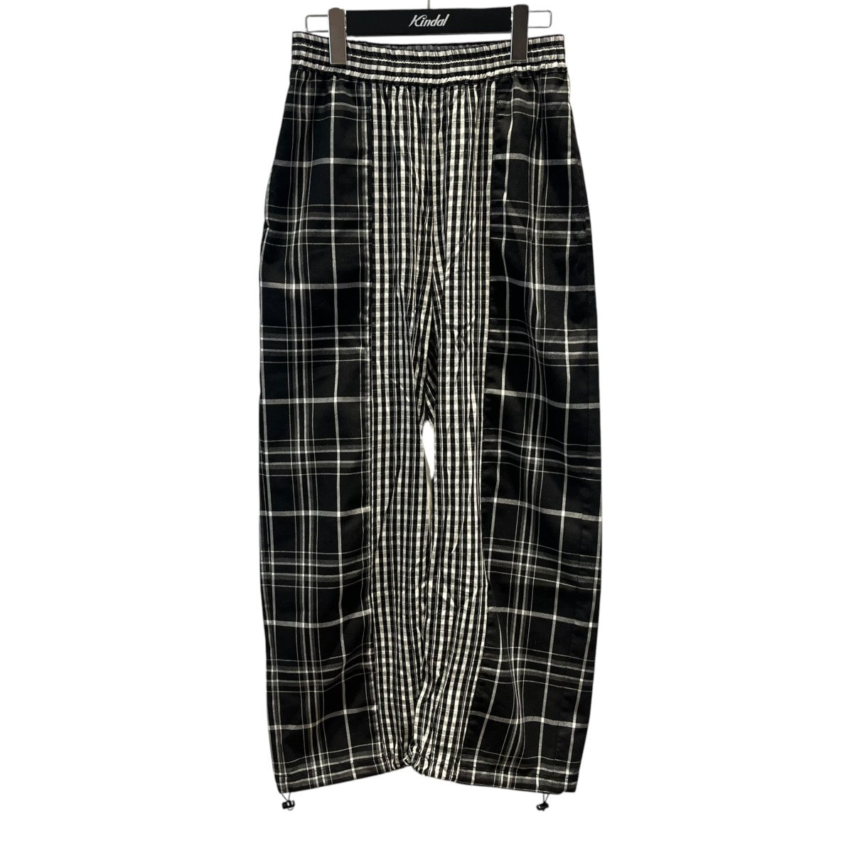 チェック105232031005 PLAID EASY PANTS