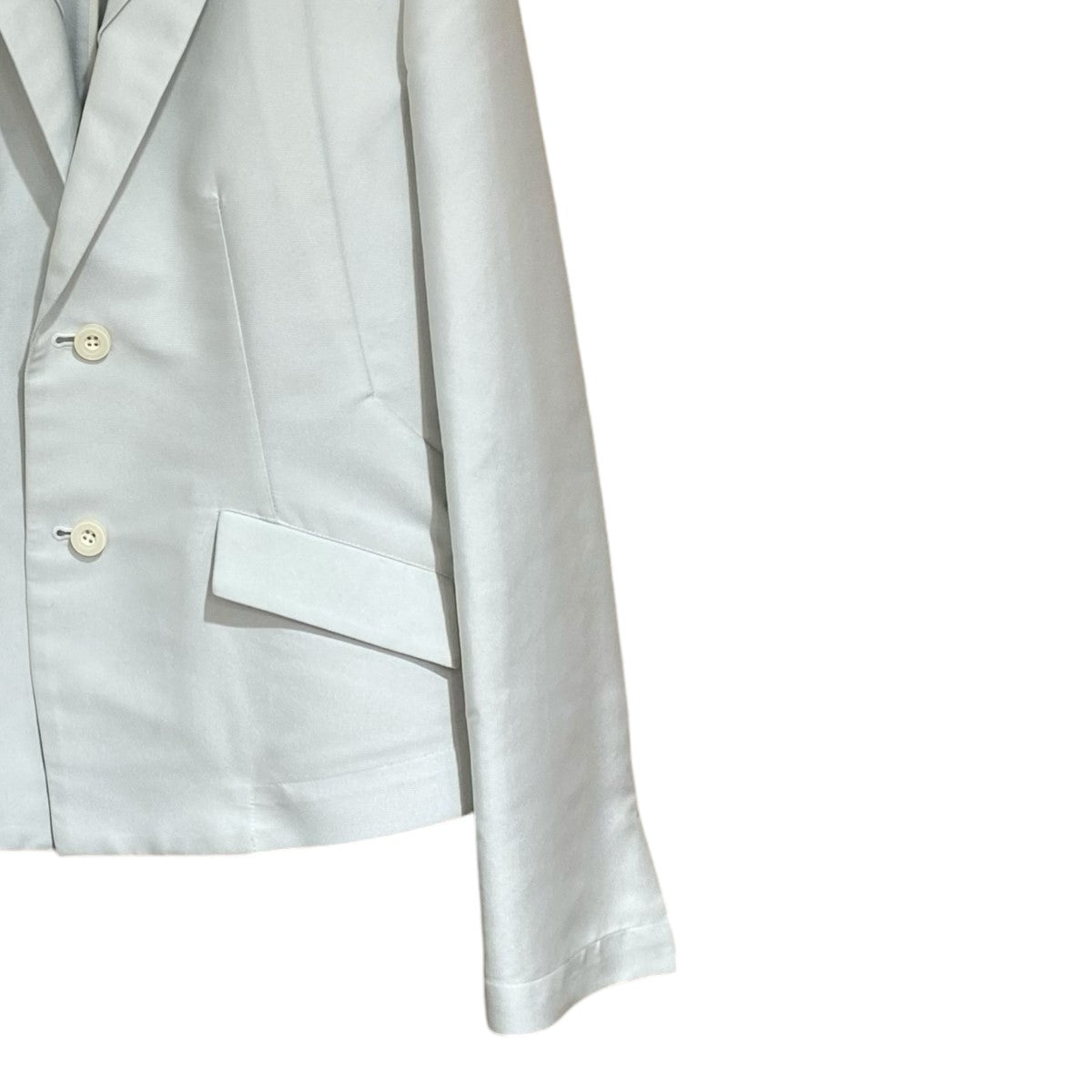 ISSEY MIYAKE 夏物テーラードジャケット ライトグレー 中古・古着通販】ISSEY MIYAKE (イッセイミヤケ) テーラード