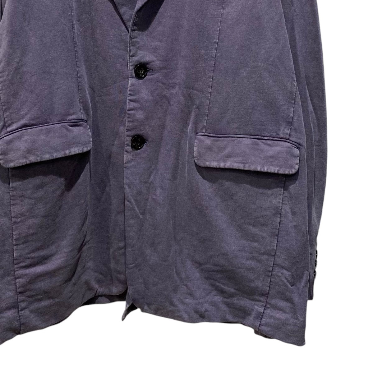 Pigment-Dye Sweat Prime-Over Tailored Jacket