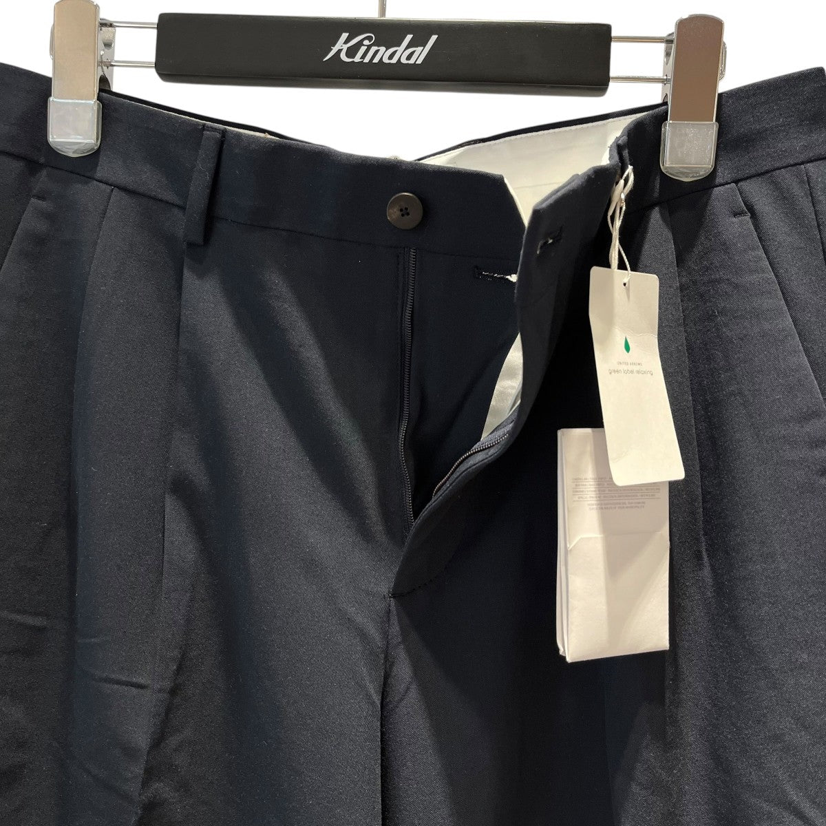 CellarDoor 無地ストレッチ2タックスラックスパンツ 古着・中古-3枚目のアイテム画像