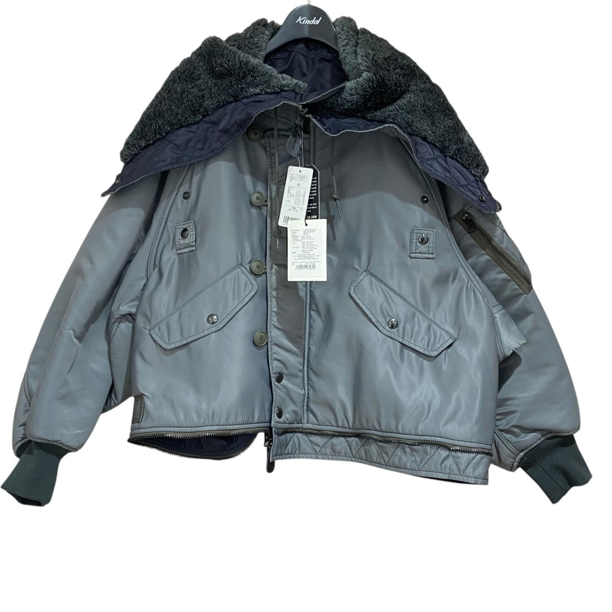 beautiful people(ビューティフルピープル) Alpha double-end nylon flight jacket MA-1ジャケット1325102002  1325102002 カーキ サイズ M｜【公式】カインドオルオンライン ブランド古着・中古通販【kindal】