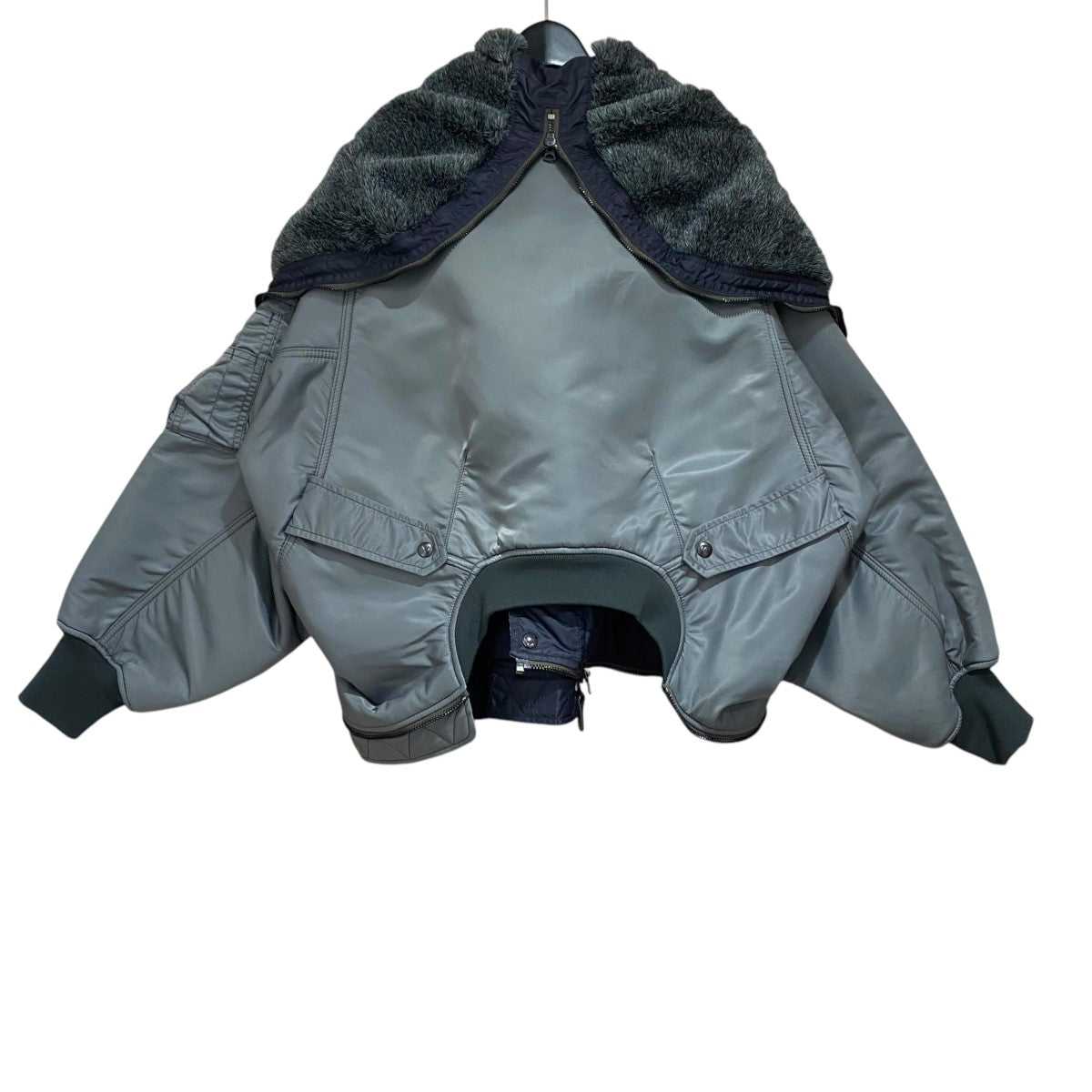 beautiful people(ビューティフルピープル) Alpha double-end nylon flight jacket MA-1ジャケット1325102002  1325102002 カーキ サイズ M｜【公式】カインドオルオンライン ブランド古着・中古通販【kindal】